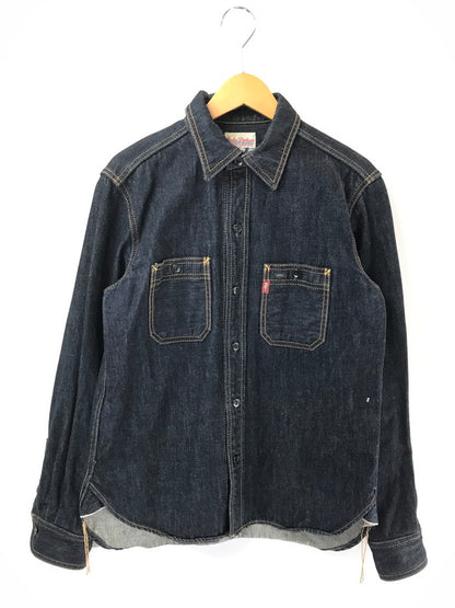 【中古品】【メンズ】 STUDIO D'ARTISAN ステュディオ ダルチザン DENIM WORK SHIRT D5335 デニム ワークシャツ 長袖シャツ 145-260707-na-03-tagh サイズ：L カラー：インディゴ 万代Net店