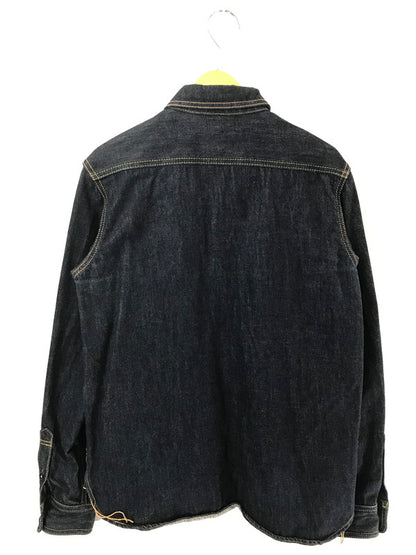 【中古品】【メンズ】 STUDIO D'ARTISAN ステュディオ ダルチザン DENIM WORK SHIRT D5335 デニム ワークシャツ 長袖シャツ 145-260707-na-03-tagh サイズ：L カラー：インディゴ 万代Net店