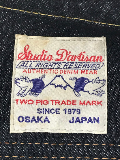 【中古品】【メンズ】 STUDIO D'ARTISAN ステュディオ ダルチザン DENIM WORK SHIRT D5335 デニム ワークシャツ 長袖シャツ 145-260707-na-03-tagh サイズ：L カラー：インディゴ 万代Net店