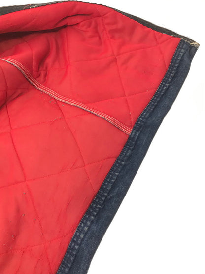 【現状渡し品】【メンズ】 OSHKOSH B'GOSH オシュコシュ 70S-80S QUILTING LINER DENIM WORK JACKET USA製 70-80年代 キルティング ライナー デニム ワークジャケット アウター 146-260621-na-10-tagh サイズ：40L カラー：インディゴ 万代Net店