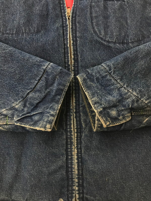 【現状渡し品】【メンズ】 OSHKOSH B'GOSH オシュコシュ 70S-80S QUILTING LINER DENIM WORK JACKET USA製 70-80年代 キルティング ライナー デニム ワークジャケット アウター 146-260621-na-10-tagh サイズ：40L カラー：インディゴ 万代Net店