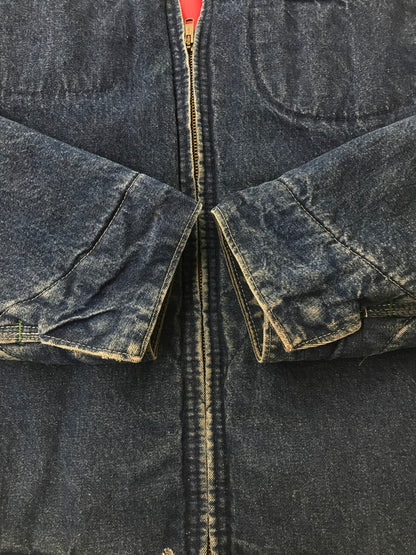 【現状渡し品】【メンズ】 OSHKOSH B'GOSH オシュコシュ 70S-80S QUILTING LINER DENIM WORK JACKET USA製 70-80年代 キルティング ライナー デニム ワークジャケット アウター 146-260621-na-10-tagh サイズ：40L カラー：インディゴ 万代Net店
