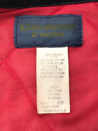 【現状渡し品】【メンズ】 OSHKOSH B'GOSH オシュコシュ 70S-80S QUILTING LINER DENIM WORK JACKET USA製 70-80年代 キルティング ライナー デニム ワークジャケット アウター 146-260621-na-10-tagh サイズ：40L カラー：インディゴ 万代Net店
