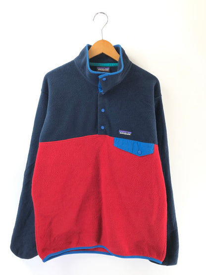 【中古品】【メンズ】 PATAGONIA パタゴニア HALF SNAP LIGHTWEIGHT SYNCHILLA SNAP-T 25580 16年製 ハーフ スナップ ライトウェイト シンチラ スナップ T 144-260705-rt-07-tag サイズ：M カラー：ネイビー/レッド 万代Net店