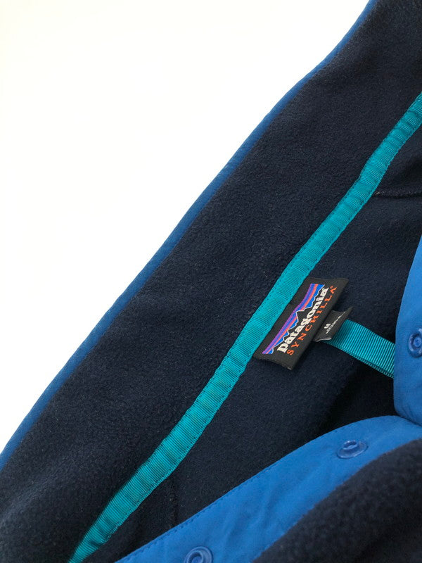 【中古品】【メンズ】 PATAGONIA パタゴニア HALF SNAP LIGHTWEIGHT SYNCHILLA SNAP-T 25580 16年製 ハーフ スナップ ライトウェイト シンチラ スナップ T 144-260705-rt-07-tag サイズ：M カラー：ネイビー/レッド 万代Net店
