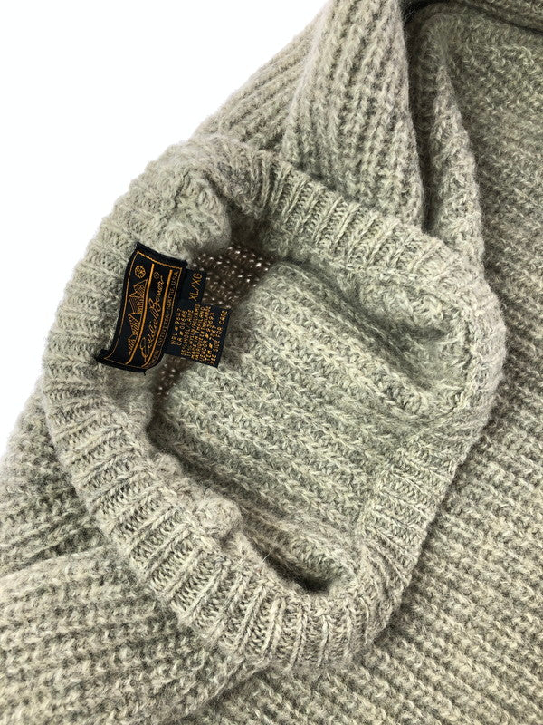 【中古品】【メンズ】 EDDIE BAUER エディー バウアー 80's WOOL KNIT SWEATER 80年代 ウール ニット セーター ヴィンテージ トップス 146-260611-rt-19-tagh サイズ：XL カラー：グレー 万代Net店