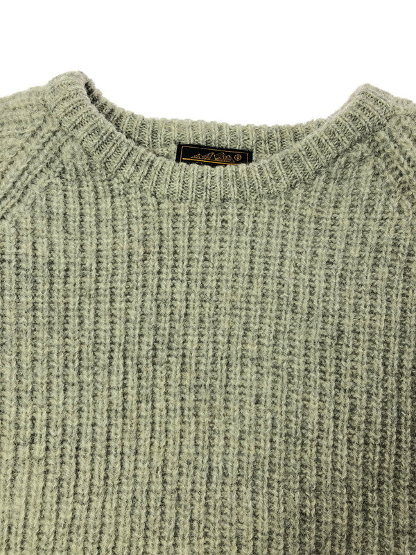 【中古品】【メンズ】 EDDIE BAUER エディー バウアー 80's WOOL KNIT SWEATER 80年代 ウール ニット セーター ヴィンテージ トップス 146-260611-rt-19-tagh サイズ：XL カラー：グレー 万代Net店