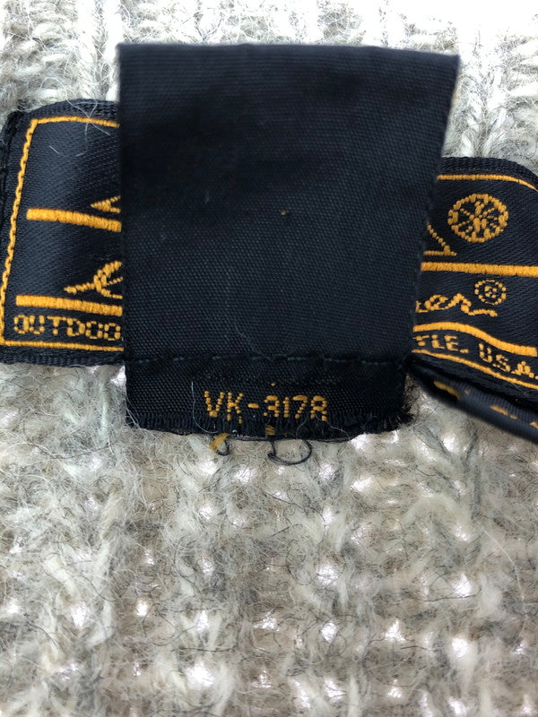 【中古品】【メンズ】 EDDIE BAUER エディー バウアー 80's WOOL KNIT SWEATER 80年代 ウール ニット セーター ヴィンテージ トップス 146-260611-rt-19-tagh サイズ：XL カラー：グレー 万代Net店