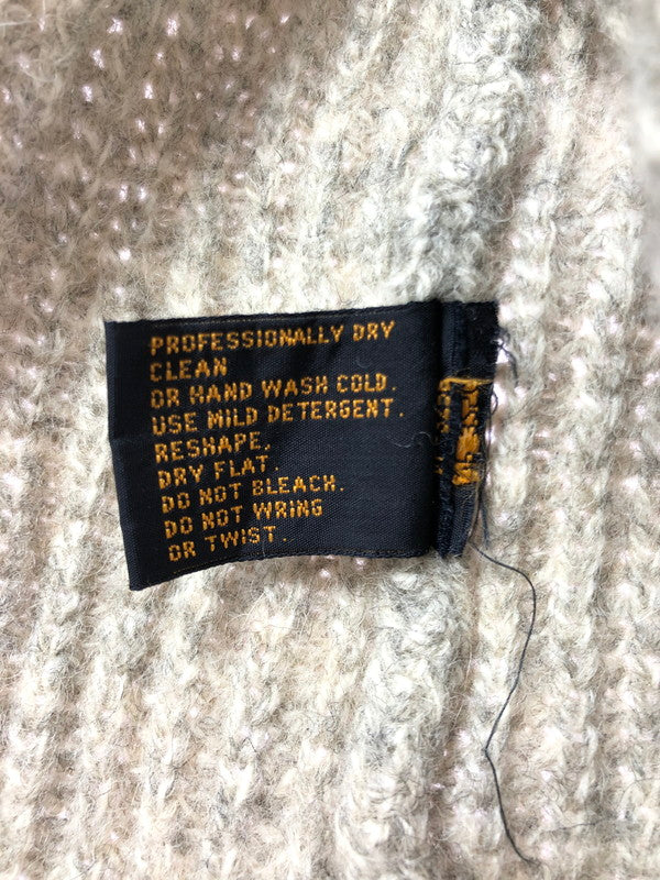 【中古品】【メンズ】 EDDIE BAUER エディー バウアー 80's WOOL KNIT SWEATER 80年代 ウール ニット セーター ヴィンテージ トップス 146-260611-rt-19-tagh サイズ：XL カラー：グレー 万代Net店