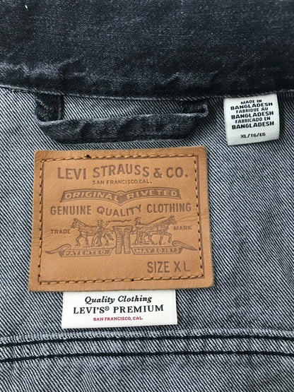 【中古品】【メンズ】 LEVI'S PREMIUM リーバイス プレミアム BLACK DENIM JACKET 723340305 ブラック デニムジャケット ライトアウター 147-260707-na-01-tagh サイズ：XL カラー：ブラック 万代Net店