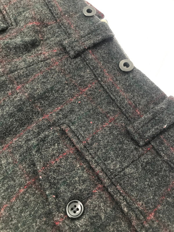 【中古品】【メンズ】 WOOLRICH ウールリッチ WOOL STRIPE PANTS 1990 USA製 ウール ストライプ パンツ ボトムス 157-260607-rt-12-tagh サイズ：36 カラー：グレー 万代Net店