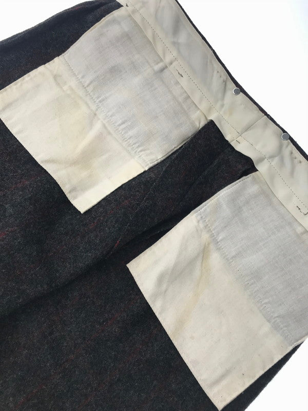 【中古品】【メンズ】 WOOLRICH ウールリッチ WOOL STRIPE PANTS 1990 USA製 ウール ストライプ パンツ ボトムス 157-260607-rt-12-tagh サイズ：36 カラー：グレー 万代Net店