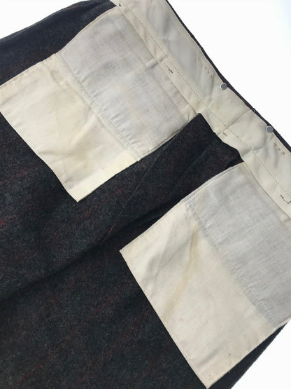 【中古品】【メンズ】 WOOLRICH ウールリッチ WOOL STRIPE PANTS 1990 USA製 ウール ストライプ パンツ ボトムス 157-260607-rt-12-tagh サイズ：36 カラー：グレー 万代Net店