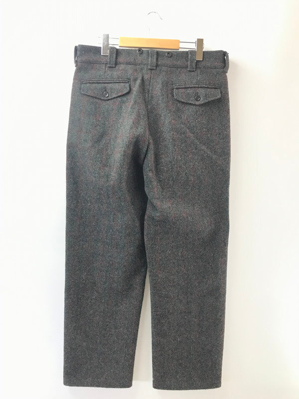 【中古品】【メンズ】 WOOLRICH ウールリッチ WOOL STRIPE PANTS 1990 USA製 ウール ストライプ パンツ ボトムス 157-260607-rt-12-tagh サイズ：36 カラー：グレー 万代Net店