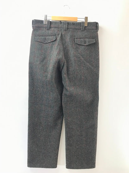 【中古品】【メンズ】 WOOLRICH ウールリッチ WOOL STRIPE PANTS 1990 USA製 ウール ストライプ パンツ ボトムス 157-260607-rt-12-tagh サイズ：36 カラー：グレー 万代Net店
