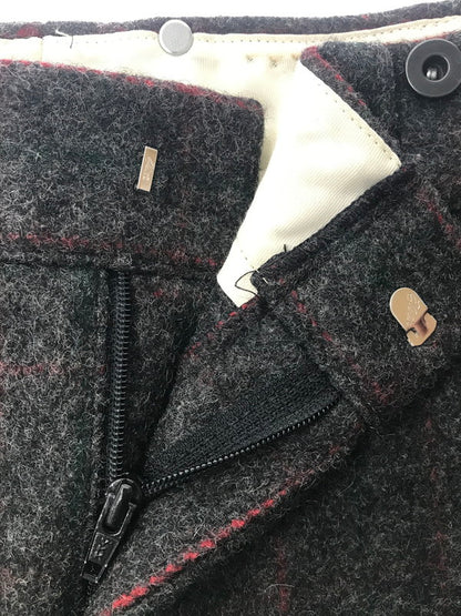 【中古品】【メンズ】 WOOLRICH ウールリッチ WOOL STRIPE PANTS 1990 USA製 ウール ストライプ パンツ ボトムス 157-260607-rt-12-tagh サイズ：36 カラー：グレー 万代Net店