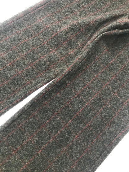 【中古品】【メンズ】 WOOLRICH ウールリッチ WOOL STRIPE PANTS 1990 USA製 ウール ストライプ パンツ ボトムス 157-260607-rt-12-tagh サイズ：36 カラー：グレー 万代Net店