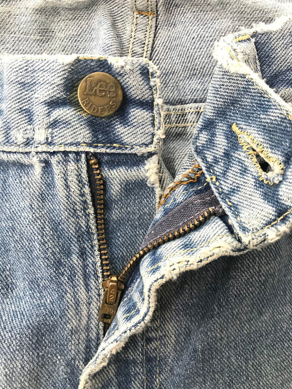 【現状渡し品】【メンズ】 LEE リー 70's DENIM PANTS 200-0041 USA製 TALON42 70年代 デニム パンツ ジーンズ ボトムス ヴィンテージ 157-260607-rt-14-tagh サイズ：38×32 カラー：インディゴ 万代Net店