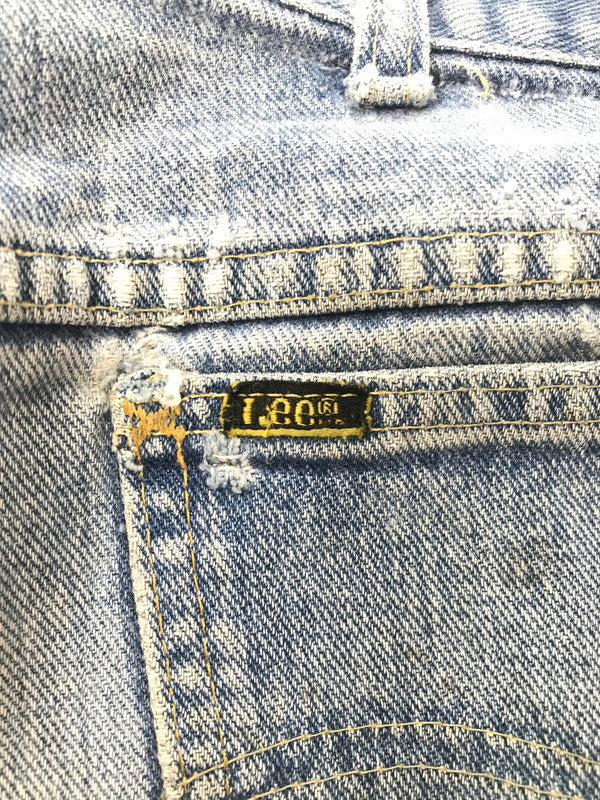 【現状渡し品】【メンズ】 LEE リー 70's DENIM PANTS 200-0041 USA製 TALON42 70年代 デニム パンツ ジーンズ ボトムス ヴィンテージ 157-260607-rt-14-tagh サイズ：38×32 カラー：インディゴ 万代Net店