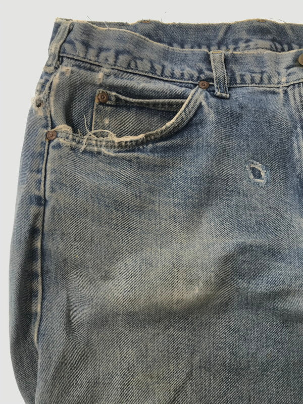 【現状渡し品】【メンズ】 LEE リー 70's DENIM PANTS 200-0041 USA製 TALON42 70年代 デニム パンツ ジーンズ ボトムス ヴィンテージ 157-260607-rt-14-tagh サイズ：38×32 カラー：インディゴ 万代Net店