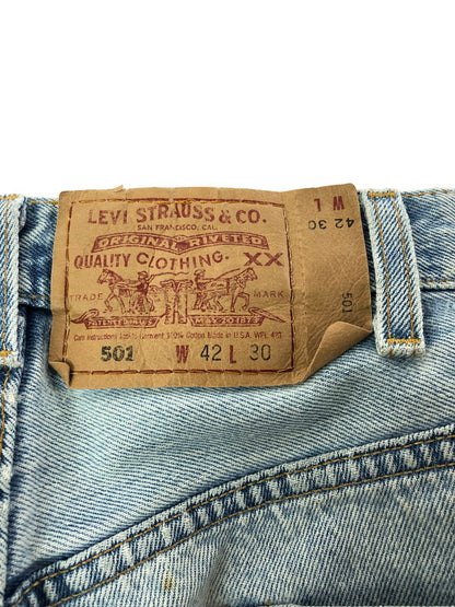 【中古品】【メンズ】 LEVI'S リーバイス 00's 501 DENIM PANTS 501-0134 USA製 00年製 501 デニムパンツ ジーンズ ボトムス 157-260624-rt-18-tagh サイズ：W42 カラー：インディゴ 万代Net店