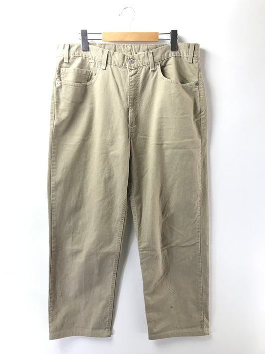 【中古品】【メンズ】 LEVI'S リーバイス RELAXED FIT 00's COLOR DENIM PANTS 550-1725 USA製 01年製 リラックス フィット カラーデニム パンツ 157-260607-rt-17-tagh サイズ：W38 カラー：ベージュ 万代Net店