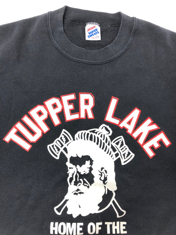 【中古品】【メンズ】 JERZEES ジャージーズ 90's TUPPER LAKE SWEATSHIRT 90年代 タッパー レイク スウェット シャツ トレーナー USA製 トップス 146-260611-rt-27-tagh サイズ：L カラー：ブラック 万代Net店
