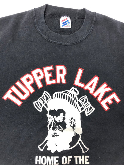 【中古品】【メンズ】 JERZEES ジャージーズ 90's TUPPER LAKE SWEATSHIRT 90年代 タッパー レイク スウェット シャツ トレーナー USA製 トップス 146-260611-rt-27-tagh サイズ：L カラー：ブラック 万代Net店