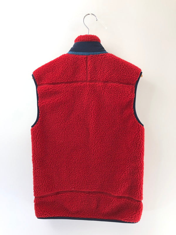 【中古品】【メンズ】 PATAGONIA パタゴニア CLASSIC RETRO-X VEST 23048 16年製 クラシック レトロ ベスト トップス 144-260705-rt-08-tag サイズ：XA カラー：レッド 万代Net店