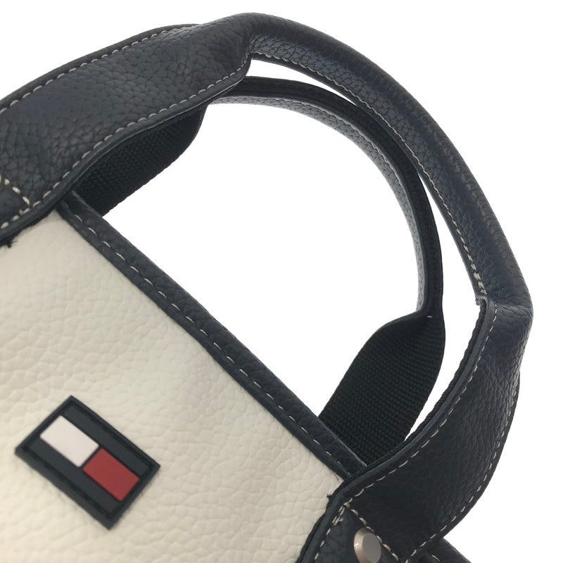 【中古品】【メンズ】 TOMMY HILFIGER トミーヒルフィガー THMG3FBD ROUND BAG ラウンド バッグ 鞄 カバン 188-260707-ty-08-tagh カラー：ホワイト 万代Net店