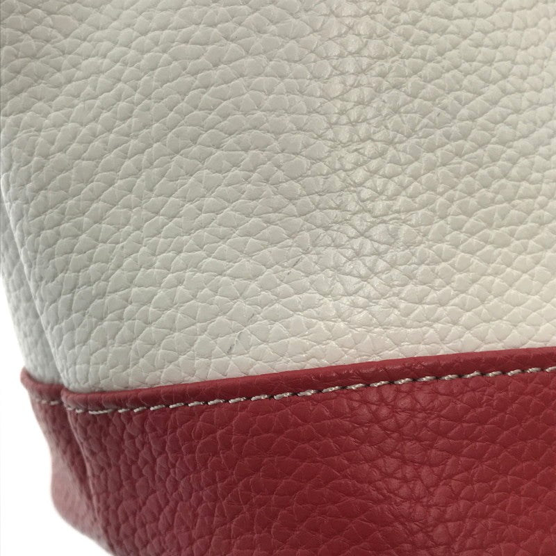 【中古品】【メンズ】 TOMMY HILFIGER トミーヒルフィガー THMG3FBD ROUND BAG ラウンド バッグ 鞄 カバン 188-260707-ty-08-tagh カラー：ホワイト 万代Net店