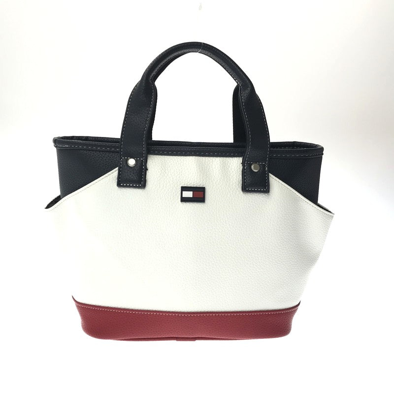 【中古品】【メンズ】 TOMMY HILFIGER トミーヒルフィガー THMG3FBD ROUND BAG ラウンド バッグ 鞄 カバン 188-260707-ty-08-tagh カラー：ホワイト 万代Net店