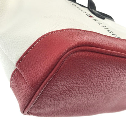 【中古品】【メンズ】 TOMMY HILFIGER トミーヒルフィガー THMG3FBD ROUND BAG ラウンド バッグ 鞄 カバン 188-260707-ty-08-tagh カラー：ホワイト 万代Net店