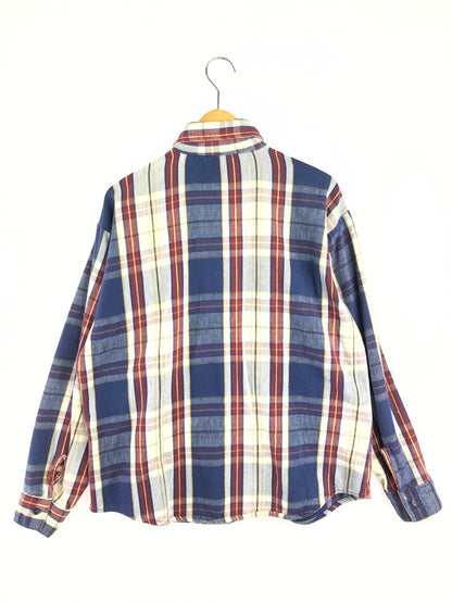 【中古品】【メンズ】 FIVE BROTHER ファイブ ブラザーズ 70～80's LS FLANNEL SHIRT 70～80年代 ロングスリーブ フランネル シャツ USA製 トップス 146-260611-rt-14-tagh サイズ：L カラー：ネイビー 万代Net店
