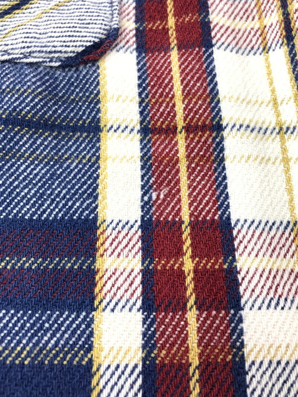 【中古品】【メンズ】 FIVE BROTHER ファイブ ブラザーズ 70～80's LS FLANNEL SHIRT 70～80年代 ロングスリーブ フランネル シャツ USA製 トップス 146-260611-rt-14-tagh サイズ：L カラー：ネイビー 万代Net店
