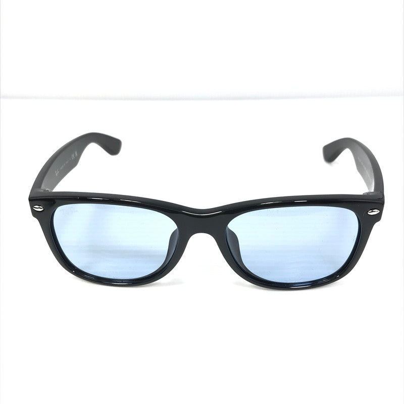 【中古品】【メンズ】 RAY-BAN レイバン NEW WAYFARER CLASSIC RB2132-F ニューウェイファーラー クラシック サングラス アイウェア アクセサリー 203-260608-na-01-tagh サイズ：55ロ18 140 カラー：ブラック/ブルー 万代Net店