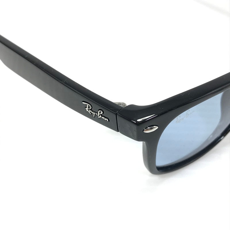 【中古品】【メンズ】 RAY-BAN レイバン NEW WAYFARER CLASSIC RB2132-F ニューウェイファーラー クラシック サングラス アイウェア アクセサリー 203-260608-na-01-tagh サイズ：55ロ18 140 カラー：ブラック/ブルー 万代Net店