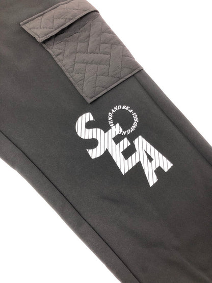 【中古美品】【メンズ】 WIND AND SEA ウィンダンシー 23SS QUILTING SWEAT CARGO PANTS WDS-O-GEN-23-Q2-PT-03 キルティング スウェット パンツ ボトムス 153-260624-rt-24-tagh サイズ：M カラー：ブラック 万代Net店