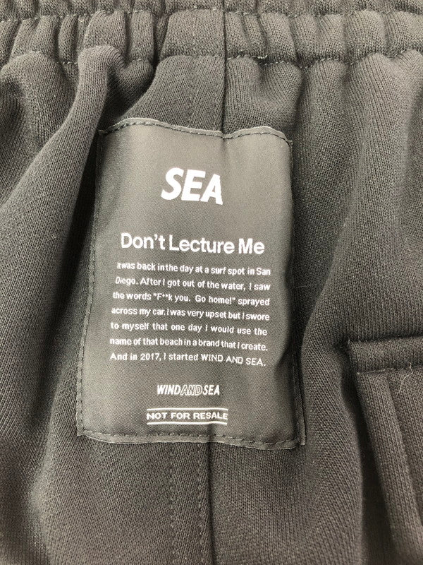 【中古美品】【メンズ】 WIND AND SEA ウィンダンシー 23SS QUILTING SWEAT CARGO PANTS WDS-O-GEN-23-Q2-PT-03 キルティング スウェット パンツ ボトムス 153-260624-rt-24-tagh サイズ：M カラー：ブラック 万代Net店