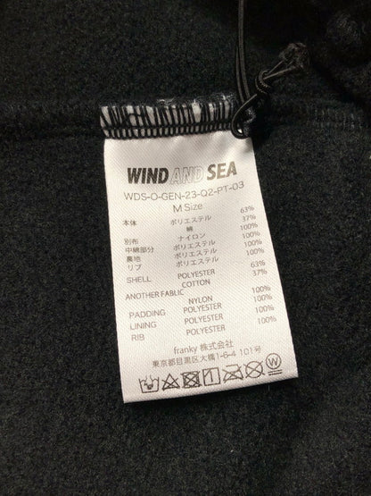 【中古美品】【メンズ】 WIND AND SEA ウィンダンシー 23SS QUILTING SWEAT CARGO PANTS WDS-O-GEN-23-Q2-PT-03 キルティング スウェット パンツ ボトムス 153-260624-rt-24-tagh サイズ：M カラー：ブラック 万代Net店