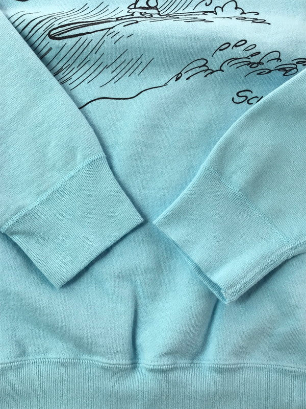 【中古美品】【メンズ】 STANDARD CALIFORNIA スタンダード カルフォルニア × SNOOPY COWABUNGA! スヌーピー・カウアバンガ CREW SWEAT クルー スウェット トレーナー トップス 145-260619-rt-23-tagh サイズ：M カラー：ブルー 万代Net店