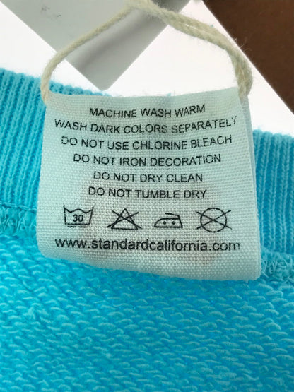 【中古美品】【メンズ】 STANDARD CALIFORNIA スタンダード カルフォルニア × SNOOPY COWABUNGA! スヌーピー・カウアバンガ CREW SWEAT クルー スウェット トレーナー トップス 145-260619-rt-23-tagh サイズ：M カラー：ブルー 万代Net店