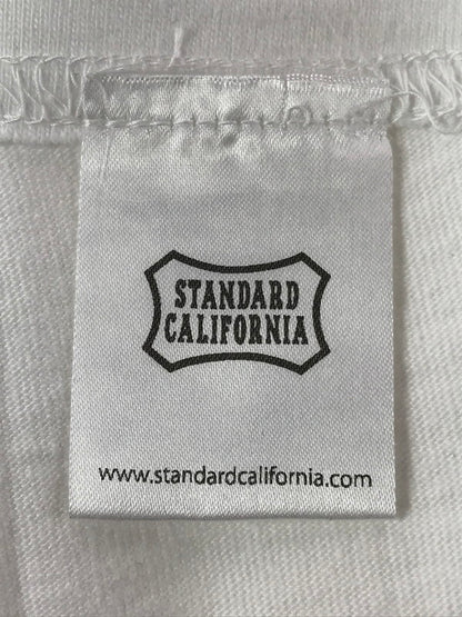 【中古美品】【メンズ】 STANDARD CALIFORNIA スタンダード カルフォルニア HEAVYWEIGHT T W LOGO SD STORE LIMITED ストア リミテッド 半袖Tシャツ トップス 145-260619-rt-14-tagh サイズ：M カラー：ホワイト 万代Net店