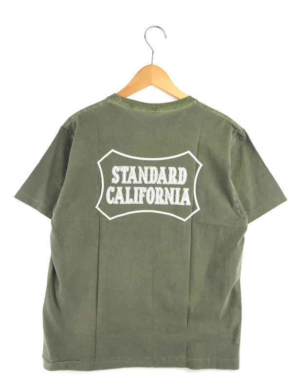 【中古品】【メンズ】 STANDARD CALIFORNIA スタンダード カルフォルニア SHIELD LOGO T-SHIRTS SD LTD シールド ロゴ Tシャツ トップス 145-260619-rt-15-tagh サイズ：M カラー：カーキ 万代Net店