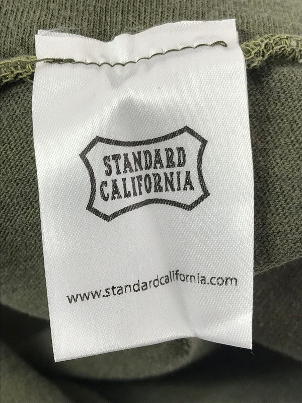 【中古品】【メンズ】 STANDARD CALIFORNIA スタンダード カルフォルニア SHIELD LOGO T-SHIRTS SD LTD シールド ロゴ Tシャツ トップス 145-260619-rt-15-tagh サイズ：M カラー：カーキ 万代Net店