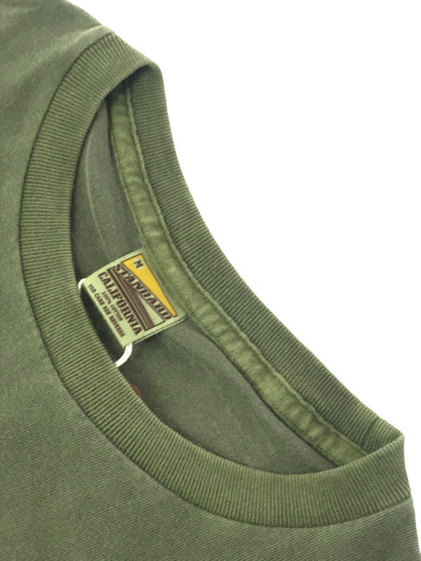 【中古品】【メンズ】 STANDARD CALIFORNIA スタンダード カルフォルニア SHIELD LOGO T-SHIRTS SD LTD シールド ロゴ Tシャツ トップス 145-260619-rt-15-tagh サイズ：M カラー：カーキ 万代Net店
