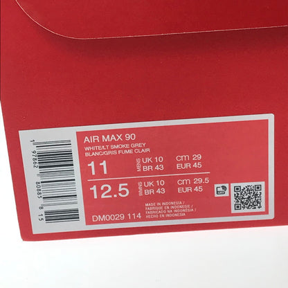 【現状渡し品】【メンズ】 NIKE ナイキ AIR MAX 90 DM0029-114 エアマックス 90 スニーカー 靴 160-260612-na-19-tagh サイズ：29cm US 11 カラー：WHITE/DUSTY AMETHYST/PHOTON DUST/LIGHT SMOKE GREY 万代Net店