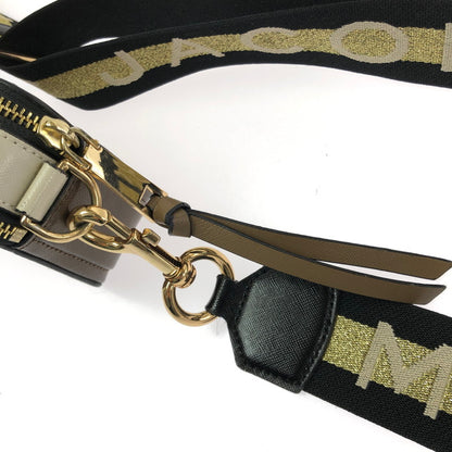 【中古品】【レディース】 MARC JACOBS マークジェイコブス THE SNAPSHOT M0014146 ザ スナップショット ショルダーバッグ "CEMENT MULCH" カバン 180-260616-na-07-tagh カラー：ブラウン系 万代Net店