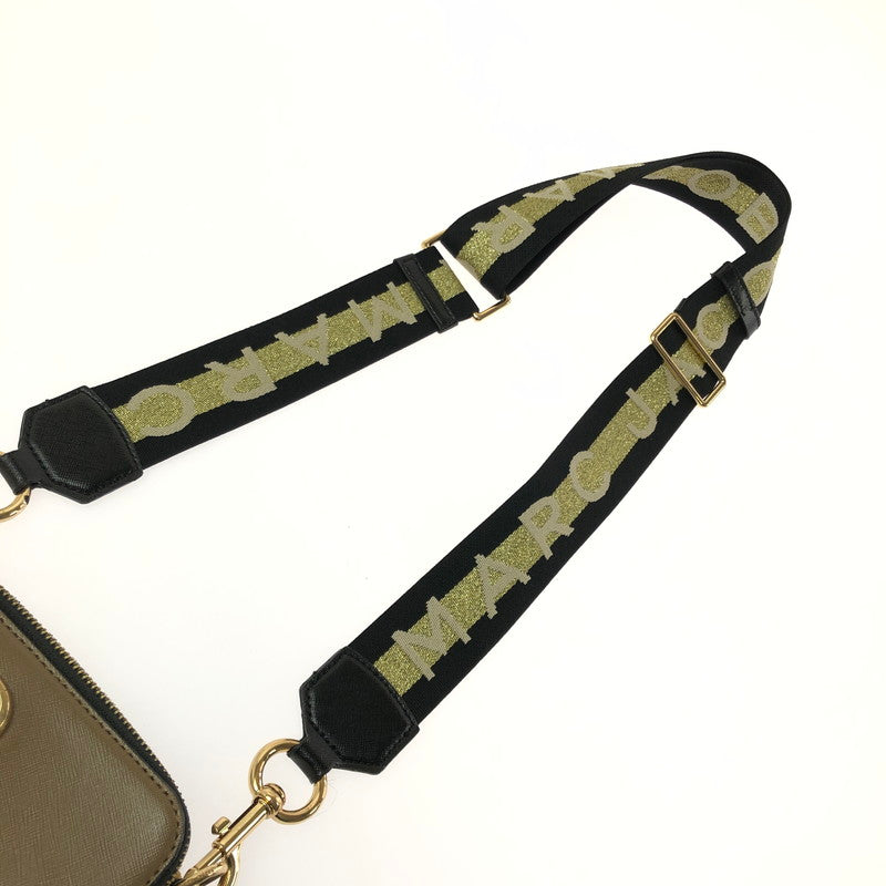 【中古品】【レディース】 MARC JACOBS マークジェイコブス THE SNAPSHOT M0014146 ザ スナップショット ショルダーバッグ "CEMENT MULCH" カバン 180-260616-na-07-tagh カラー：ブラウン系 万代Net店