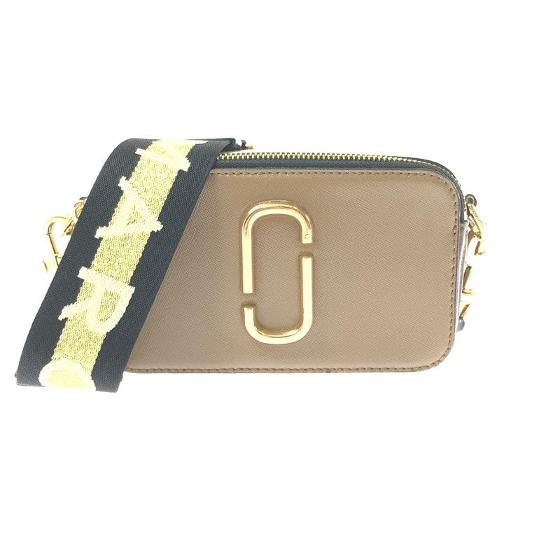 【中古品】【レディース】 MARC JACOBS マークジェイコブス THE SNAPSHOT M0014146 ザ スナップショット ショルダーバッグ "CEMENT MULCH" カバン 180-260616-na-07-tagh カラー：ブラウン系 万代Net店
